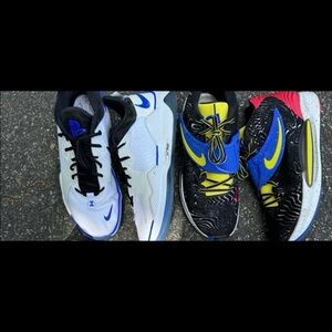Two pairs of basketball sneakers PG & KD- worn 1-2 times